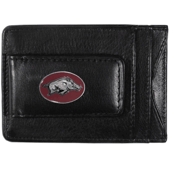 Arkansas Razorbacks Leather Cash & Cardholder