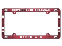 Arkansas Razorbacks License Plate Frame - Full Color