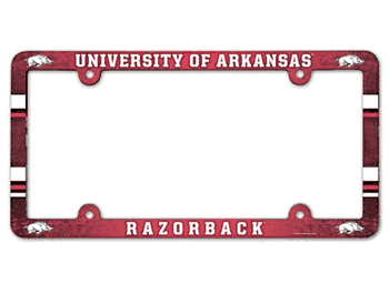 Arkansas Razorbacks License Plate Frame - Full Color