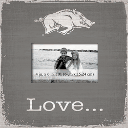 Arkansas Razorbacks Love Picture Frame