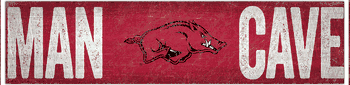 Arkansas Razorbacks Man Cave Sign