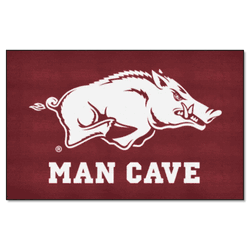 Arkansas Razorbacks Man Cave Ulti-Mat Rug - 5ft. x 8ft.