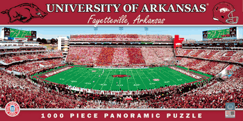 Arkansas Razorbacks NCAA 1000pc Panoramic Puzzle