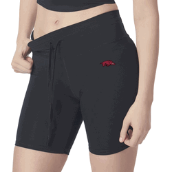 Arkansas Razorbacks NCAA Kadi Rib Shorts Black XL