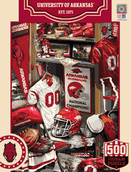 Arkansas Razorbacks NCAA Locker Room 500pc Puzzle