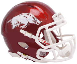 Arkansas Razorbacks NCAA Mini Speed Football Helmet