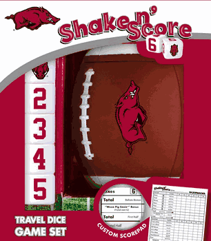 Arkansas Razorbacks NCAA Shake N' Score