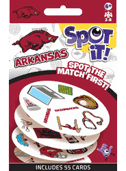 Arkansas Razorbacks NCAA Spot It! Game