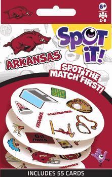 Arkansas Razorbacks NCAA Spot It! Game
