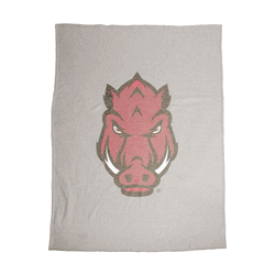 Arkansas Razorbacks Oversized Logo Sublimated Sweatshirt Blanket