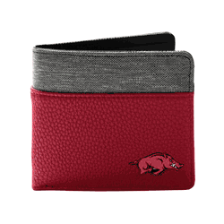 Arkansas Razorbacks Pebble BiFold Wallet DRED