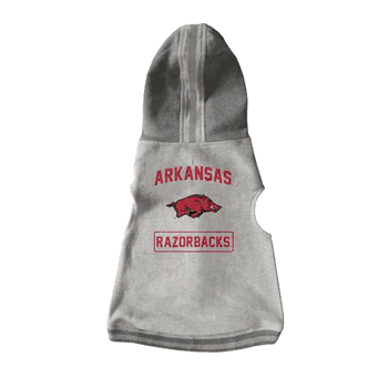 Arkansas Razorbacks Pet Hooded Crewneck Type XL