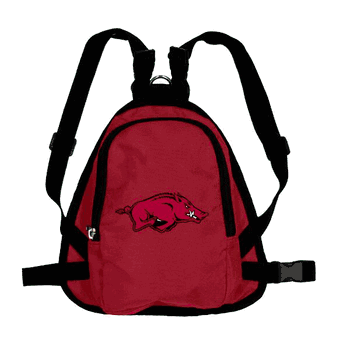 Arkansas Razorbacks Pet Mini Backpack DRED M