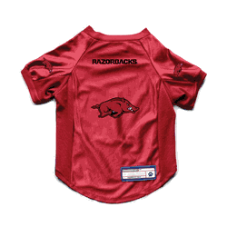 Arkansas Razorbacks Pet Stretch Jersey L