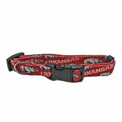 Arkansas Razorbacks Pet Team Collar Medium