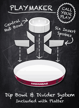 Arkansas Razorbacks Platter Party Style