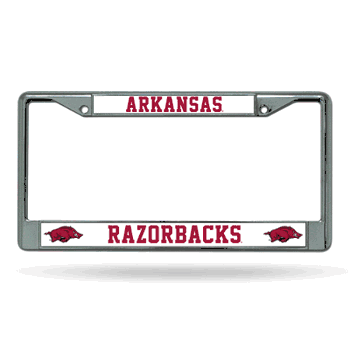 Arkansas Razorbacks Chrome Frame
