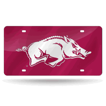 Arkansas Razorbacks Red W/ White Hog 12