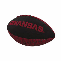 Arkansas Razorbacks Repeating Mini-Size Rubber Football