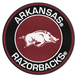 Arkansas Razorbacks Roundel Rug - 27in. Diameter