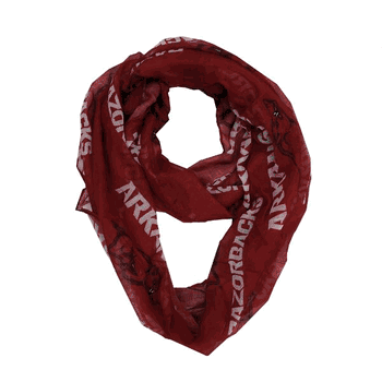 Arkansas Razorbacks Sheer Infinity Scarf