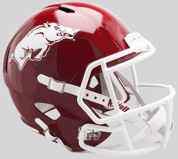 Arkansas Razorbacks Speed Replica Full Size Football Helmet