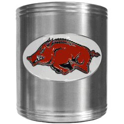 Arkansas Razorbacks Steel Can Cooler