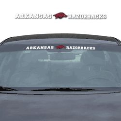 Arkansas Razorbacks Sun Stripe Windshield Decal 3.25 in. x 34 in.