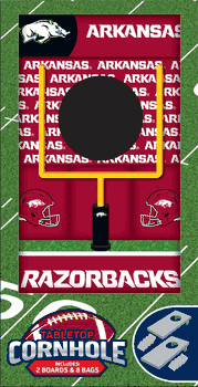 Arkansas Razorbacks Tabletop Cornhole