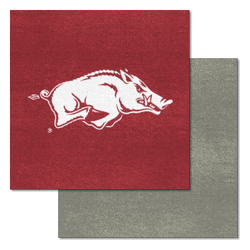 Arkansas Razorbacks Team Carpet Tiles - 45 Sq Ft.