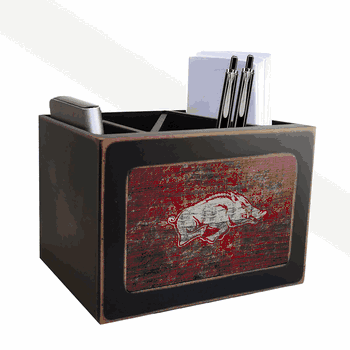 Arkansas Razorbacks Team Color Desktop Organizer