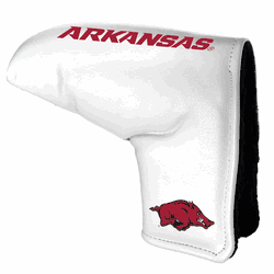 Arkansas Razorbacks Tour Blade Putter Cover (White)
