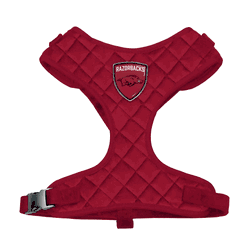 Arkansas Razorbacks Velvet Pet Harness - XS