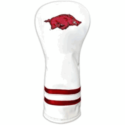 Arkansas Razorbacks Vintage Fairway Headcover (White)