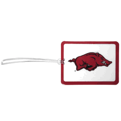 Arkansas Razorbacks Vinyl Luggage Tag