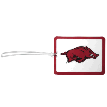 Arkansas Razorbacks Vinyl Luggage Tag