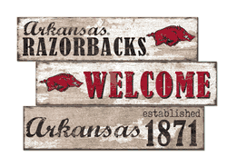 Arkansas Razorbacks Welcome 3 Plank