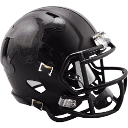 Army Black Knights NCAA Mini Speed Football Helmet Skull and Crossbones