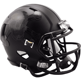 Army Black Knights NCAA Mini Speed Football Helmet Skull and Crossbones