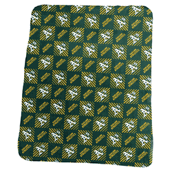 Athletics 50x60 Repeating Pattern Fleece Throw