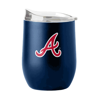 Atlanta Braves 16oz Flipside Powder Coat Curved Beverage