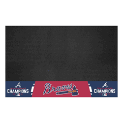 Atlanta Braves 2021 MLB World Series Champions Vinyl Grill Mat - 26in. x 42in.
