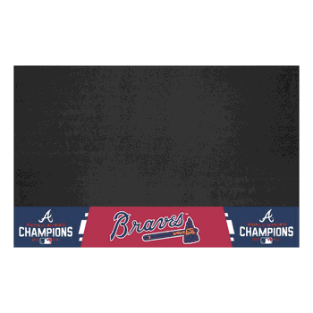 Atlanta Braves 2021 MLB World Series Champions Vinyl Grill Mat - 26in. x 42in.