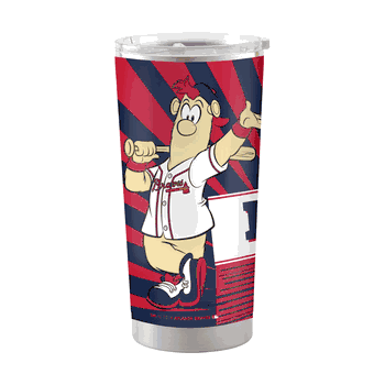 Atlanta Braves 20oz Mascot Stainless Steel Tumbler