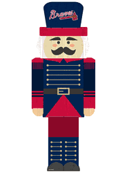Atlanta Braves 31" Nutcracker Leaner