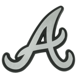 Atlanta Braves 3D Chrome Metal Emblem