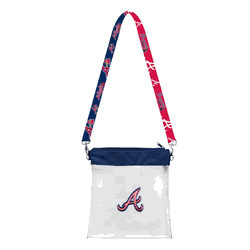 Atlanta Braves 3D Logo Clear Satchelette