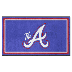 Atlanta Braves 3ft. x 5ft. Plush Area Rug