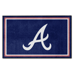 Atlanta Braves 4ft. x 6ft. Plush Area Rug