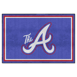 Atlanta Braves 5ft. x 8 ft. Plush Area Rug